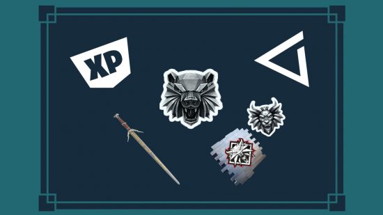 Fortnite The Witcher School of the Llama quests and rewards: Image shows some of the rewards available from complete The School of the Llama
