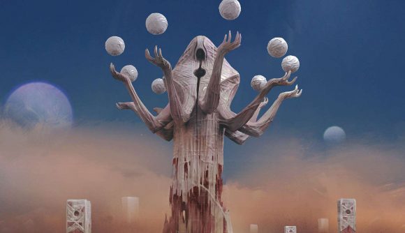The nine spheres from Magic the Gathering Phyrexia