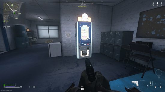 Warzone 2 Sea Treasure Tokens explained: a vending machine in a gas station