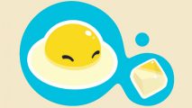 Slime Rancher 2 new egg slime: The Yolky slime on a yellow and blue background