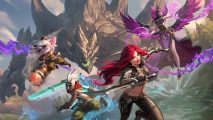 League of Legends tier list: an assassin with bright red hair and a dagger in each hand.