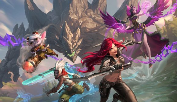 League of Legends tier list: an assassin with bright red hair and a dagger in each hand.