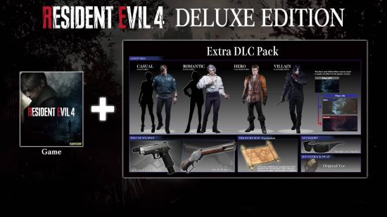Resident Evil 4 Remake Deluxe Edition - Alle varene du kan få fra Resident Evil 4 Deluxe Edition