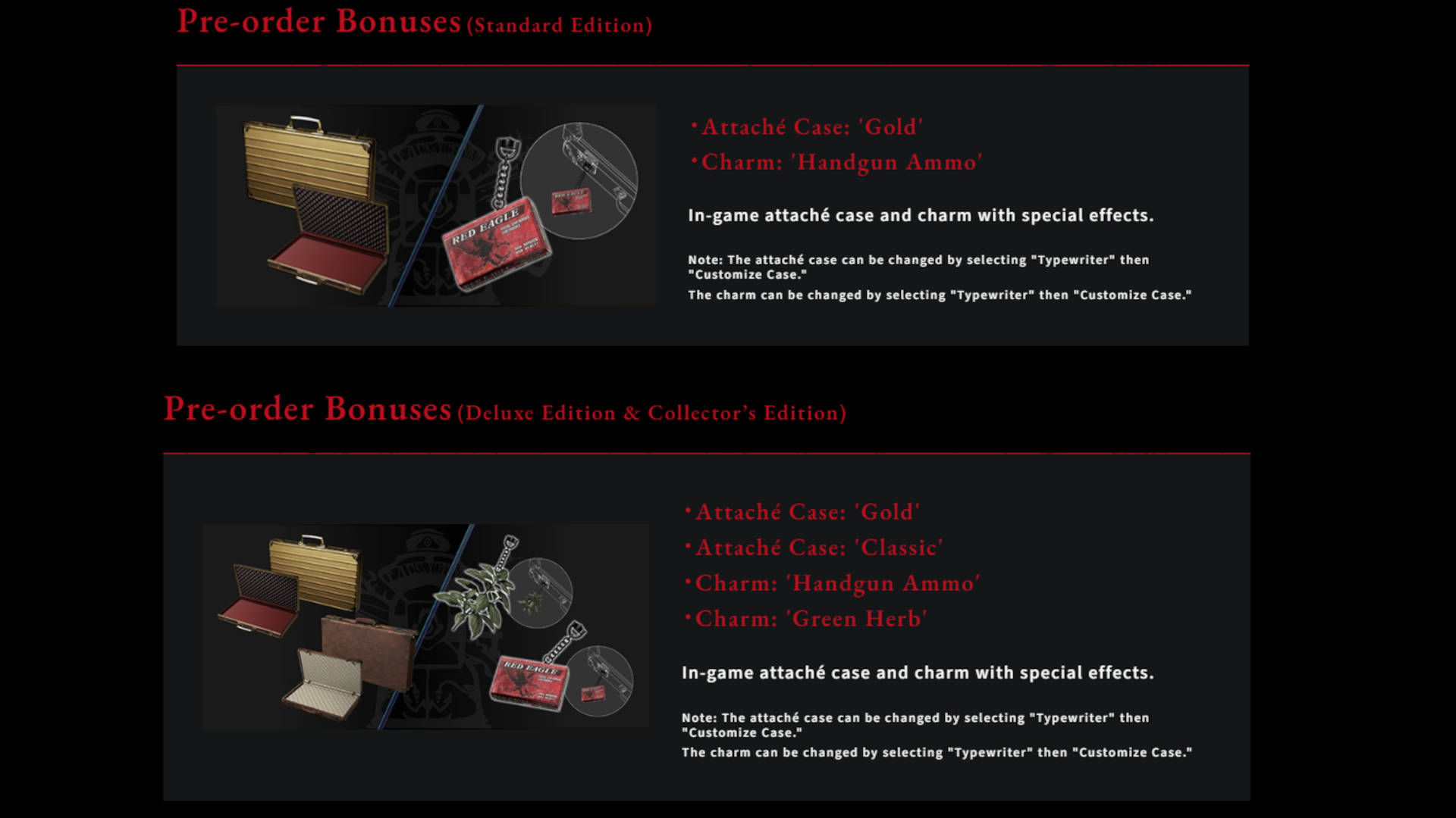 RE4 Remake  Deluxe VS Standard Edition - Prices & Bonuses