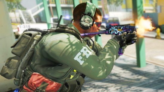Counter-Strike 2 limited test trick won’t work, says Valve: A special forces operator in a green uniform fires a weapon in FPS game CSGO