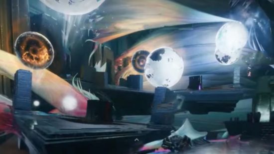 Destiny 2 Root of Nightmares guide: The planets as dark and light.