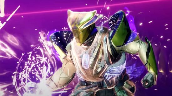 Destiny 2 content delays contributed to Activision's NetEase split: A Guardian in unique armour prepares to fight.