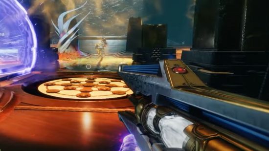 Destiny 2 Root of Nightmares guide: An orange plate from which to shoot at the final boss, Nezarec.