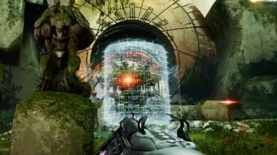 Destiny 2 Unfinished Business Quest Guide : What Lese Mission의 끝에있는 Vex 개념적 마음의 적