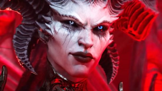 Diablo 4 beta preload - here's how to access Blizzard's new RPG game: A demon with gigantic horns, Lilith from Blizzard RPG game Diablo 4, smiles enigmatically