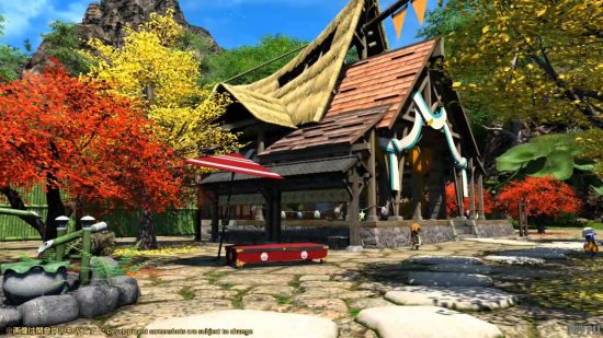 FFXIV 6.4 details - a small house on an Island Sanctuary hideaway in the MMORPG