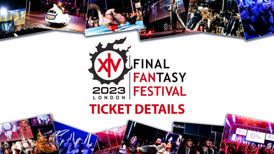 FFXIV Fanfest 2023 London ticket details - a poster for the live event