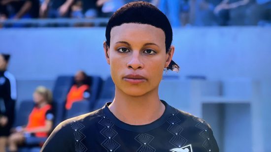 FIFA 23's women look so bad, the players say it's "wasting our time": NWSL player Madison Hammond as she appears in EA sports game FIFA 23