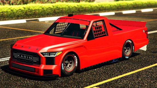 GTA Online update - the Hotring Everon, a truck modified for NASCAR style stock car racing