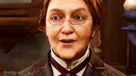 Hogwarts Legacy update - Professor Weasley makes a surprised face