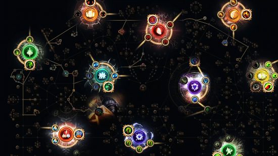 Path of Exile 3.21 Crucible - several mastery nodes on the passive skill tree, redesigned for the new expansion