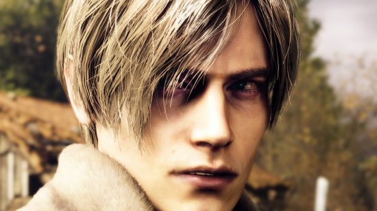 Resident Evil 4 VR will be available at launch, thanks to mods: A secret agent with a woolly jacket and long hair, Leon Kennedy from Resident Evil 4 Remake