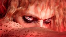 Solium Infernum, the strategy game from Hell, reveals LOTR-style demon: A hellish archfiend with blonde hair and blue eyes stares intensely in strategy game Solium Infernum
