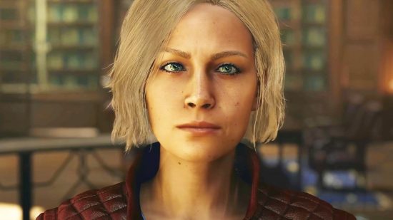 Starfield petition asks Bethesda to boost localisation efforts: A woman with blonde hair talks directly to the player in Bethesda RPG game Starfield