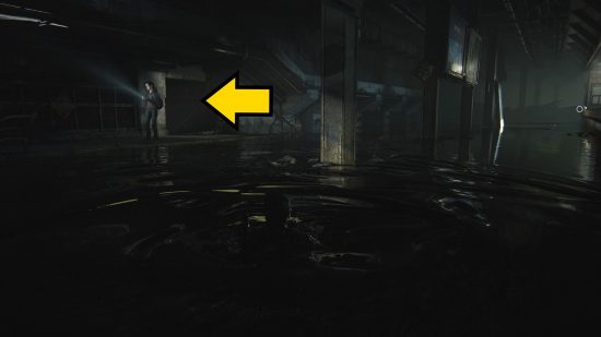 The Last of Us Firefly Pendants locations: an exceptionally dark interior of an overgrown, dilapidated building.