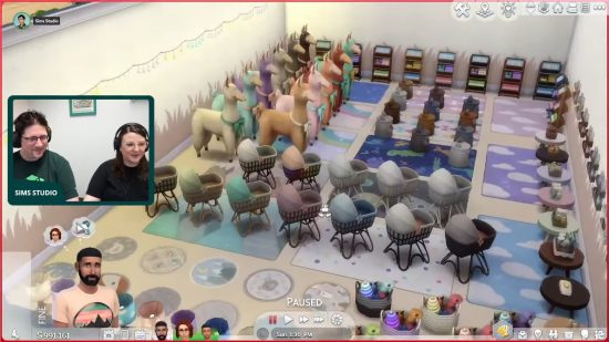 Das Sims 4 Kleinkind-Update – Die Gurus Graham und Morgan zeigen einen Raum voller neuer Bau- und Kaufartikel für Kleinkinder
