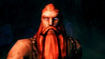 Valheim update - a person with a long ginger beard in braids and hair that is braided along the top of their head