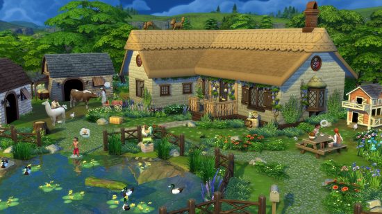 The Sims 4 Spring cottage