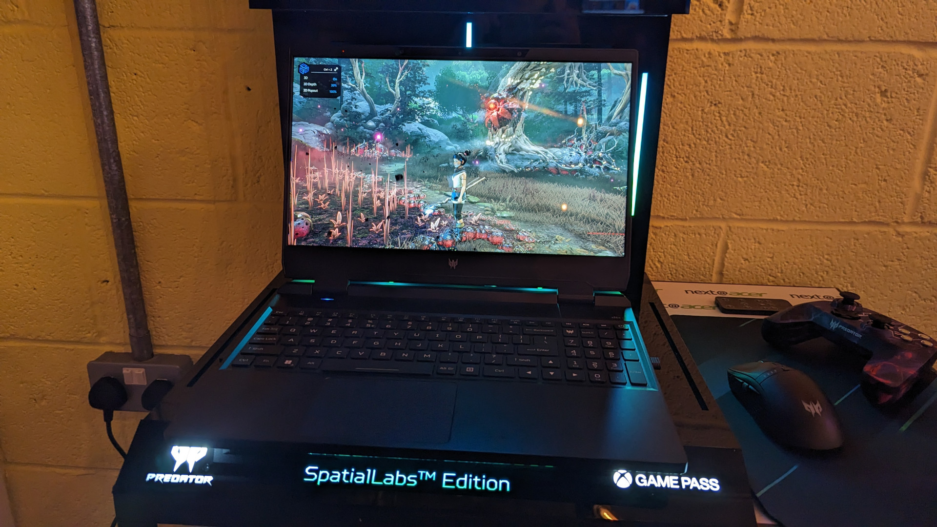 The 3D screen on this Acer Predator gaming laptop left me stunned