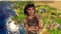 Civ 6? More like Civ $6 on Steam: an animated version of Cleopatra, with braids and jewellery alongside a brown dress