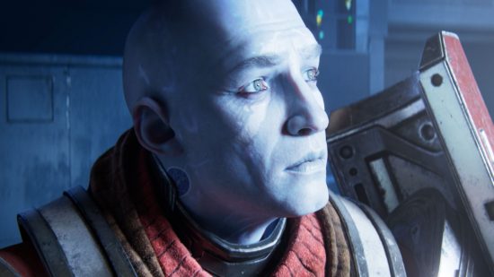 Bungie has "irrefutable evidence" against alleged Destiny 2 leaker: Commander Zavala looks on with concern.