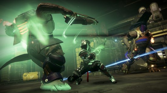 See S-tier Destiny 2 loadouts with this fan-created website: A Guardian uses Strand abilities in combat.