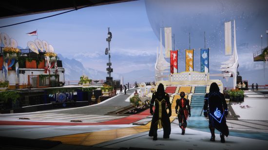 Don't miss out on this Destiny 2 Legendary Shard cheese: The scenic backdrop of the Guardian Games.