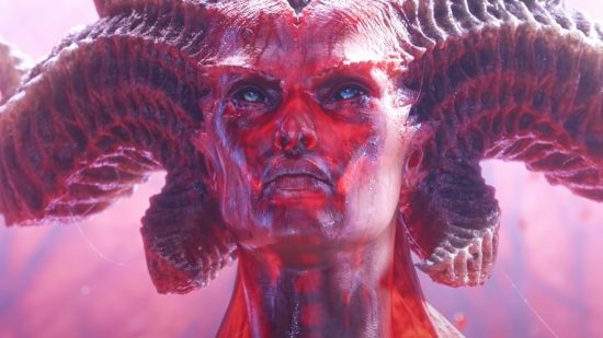 Blizzard says NetEase “campaign” is “puzzling and disappointing”: A horned, red-skinned demon, Lilith from RPG game Diablo 4