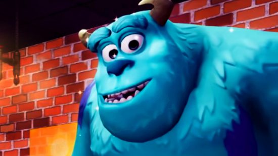 Disney Dreamlight Valley - Sully from Monsters Inc, a big, fluffly blue creature with two small horns on his head