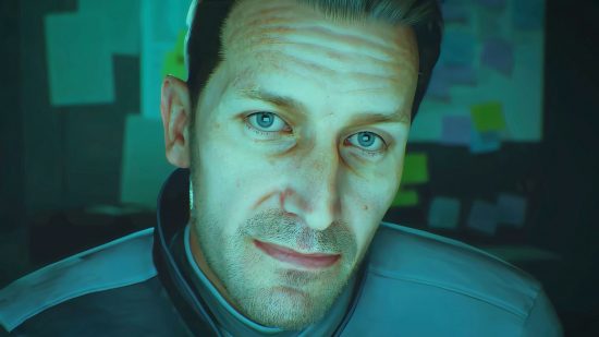 Fort Solis teams with RDR 2's Arthur Morgan to save double-A gaming: A scientist voiced by Troy Baker from The Last of Us wears a concerned expression in space game Fort Solis
