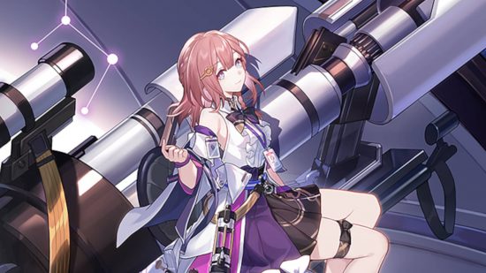 Asta is one of the smarter Honkai Star Rail characters, as she regularly uses the giant telescope behind her to look at the stars.