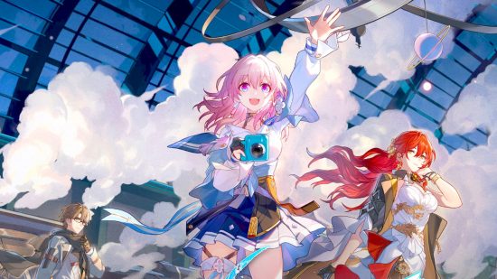 Honkai Star Rail system requirements: game art with March 17th standing in centre