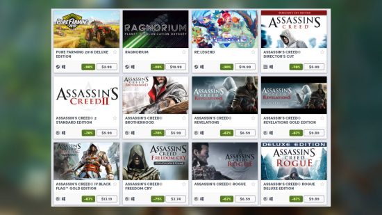 Bereiten Sie sich mit diesem riesigen Steam-Sale auf Assassin's Creed Mirage vor