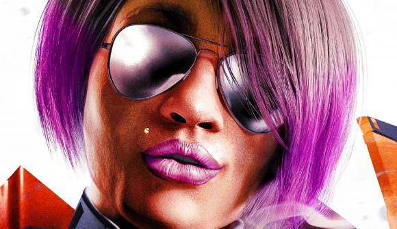 Cliff Bleszinski asks the CEO of Nexon to bring back his dead FPS game: A combatant with sunglasses and pink hair from FPS game Lawbreakers