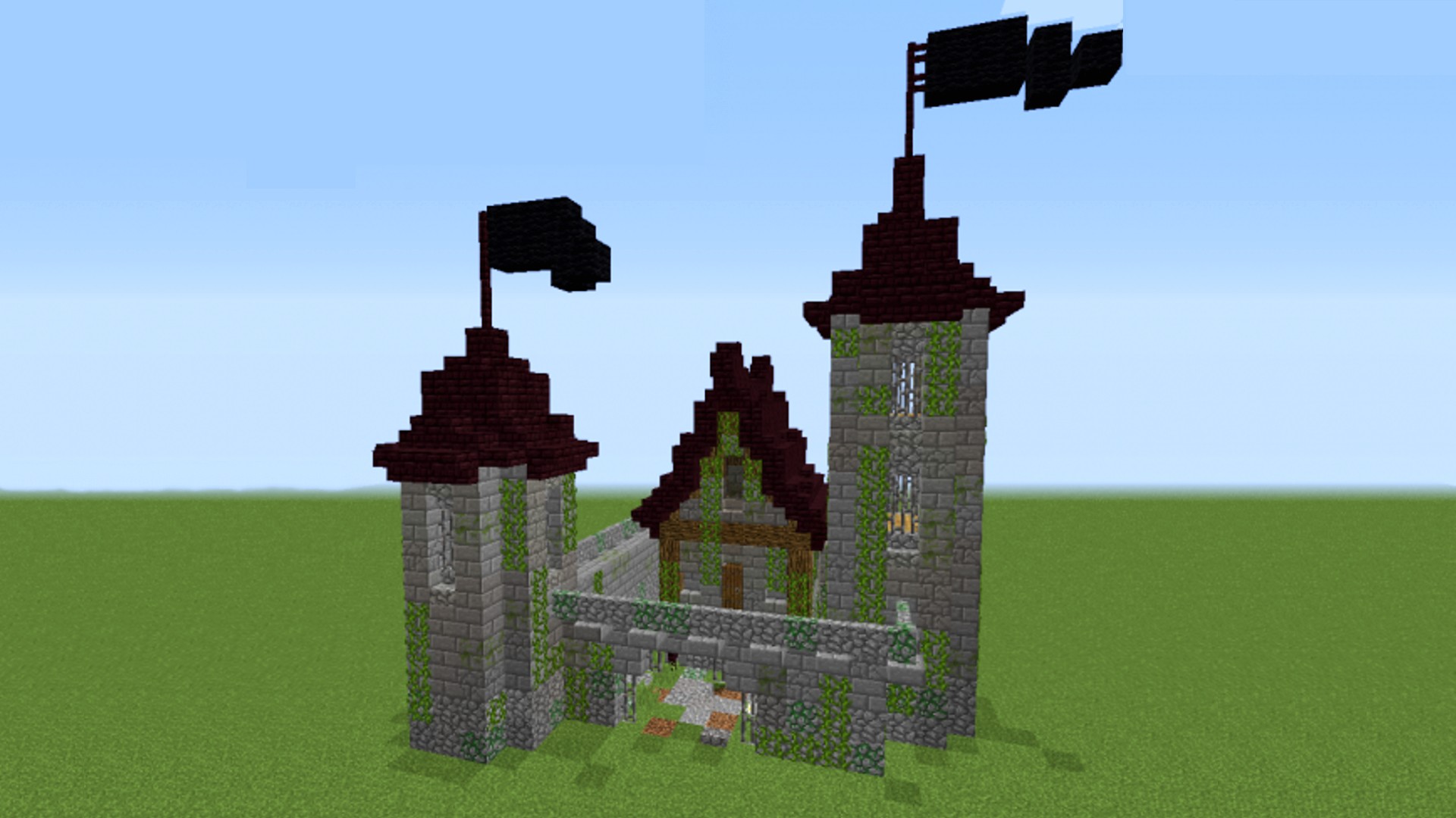 Minecraft  How to Make a Small Medieval Mansion 