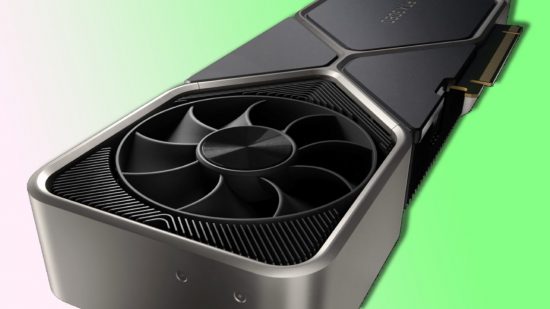 Nvidia RTX 4070: A GeForce graphics card with green backdrop