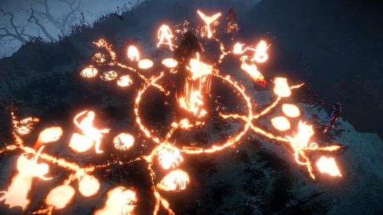 Path of Exile Crucible gems - the Crucible Forge being awakened