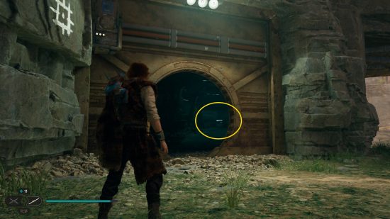 A yellow circle marks the location of more BD-1 cosmetics