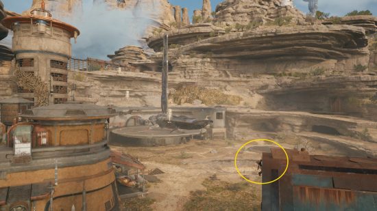 More BD-1 cosmetics are located at the edge of a platform