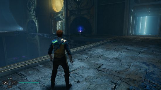 A glowing orb in the Star Wars Jedi Survivor Chamber of Reason