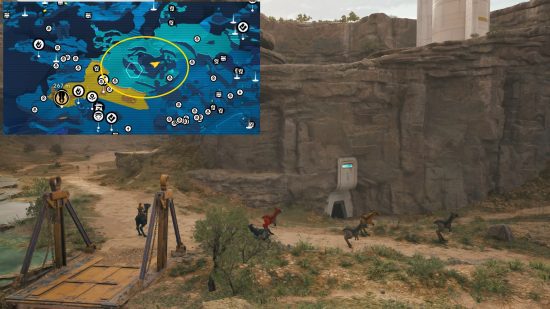 A map shows the location of the Star Wars Jedi Survivor map upgrade