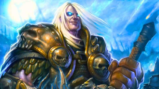 Ex World of Warcraft dev plaagt grote revisie voor WOW Classic: een enorme krijger met wit haar, de Lich King van Blizzard RPG Game World of Warcraft