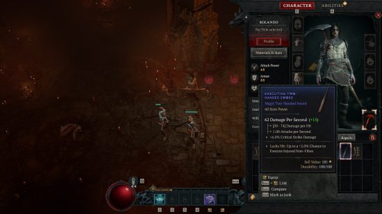 Diablo 4 has five tiers of items that players find as they progress through the game.