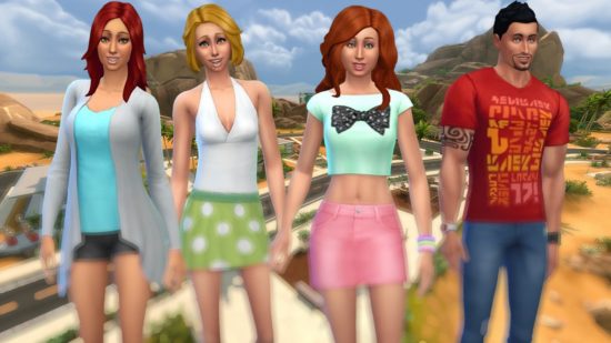 Caliente household from The Sims 4