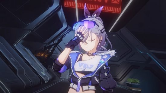 Honkai Star Rail 1.2 to add an irritating boss in Simulated Universe: anime girl with silver hair facepalming